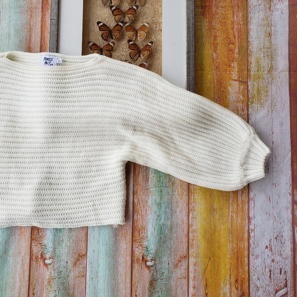 Princess Polly White Abcola Jumper Sweater M/L - Picture 6 of 8